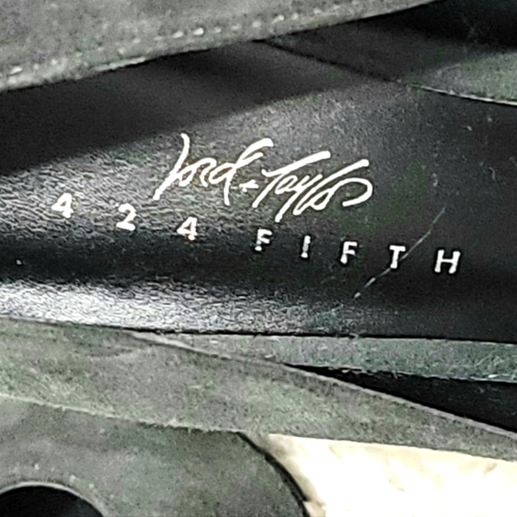 Lord & Taylor 424 Fifth Women's Suede Pumps Shoes Size 6.5 M - Picture 7 of 8